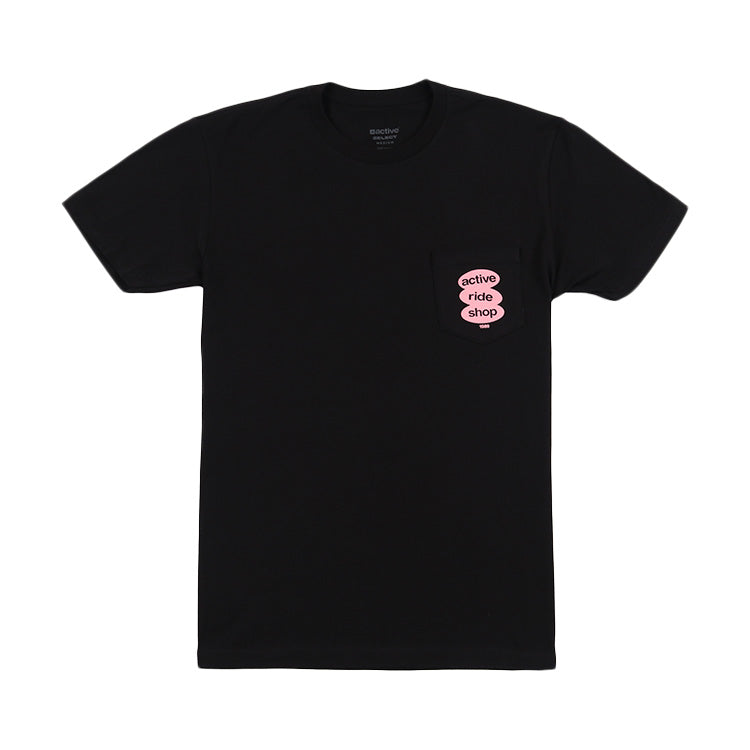Oval Premium Pocket T-Shirt - Black