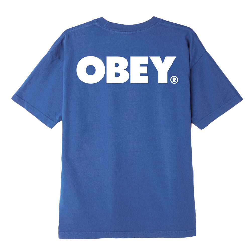 Obey Bold T-Shirt - Purple Mountain