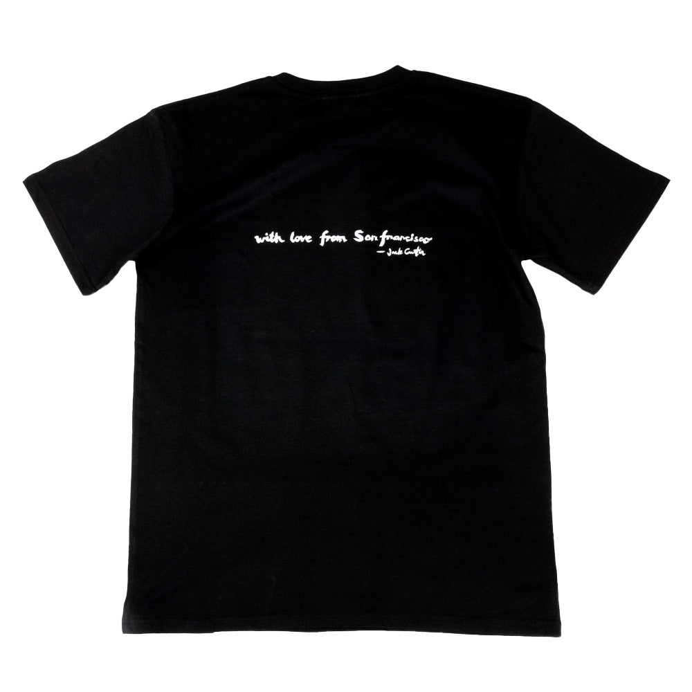 &quot;With Love From SF&quot; T-Shirt - Black